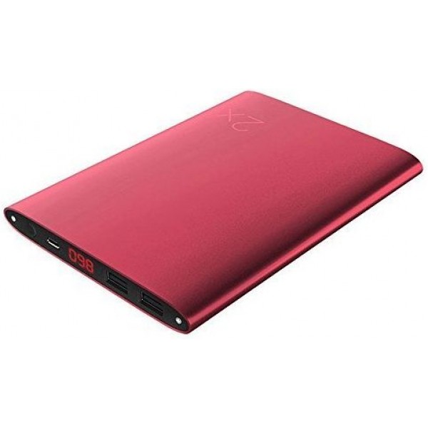 Power Bank Solove A8 Portable Metallic 20000mAh Red