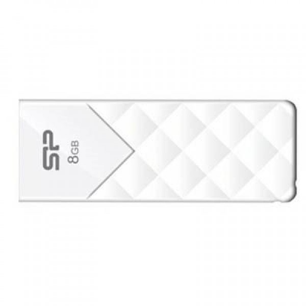 Флешка Silicon Power 8Gb Ultima U03 White (SP008GBUF2U03V1W)