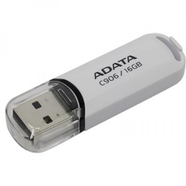 Флешка A-DATA 16Gb C906 White USB 2.0 (AC906-16G-RWH)