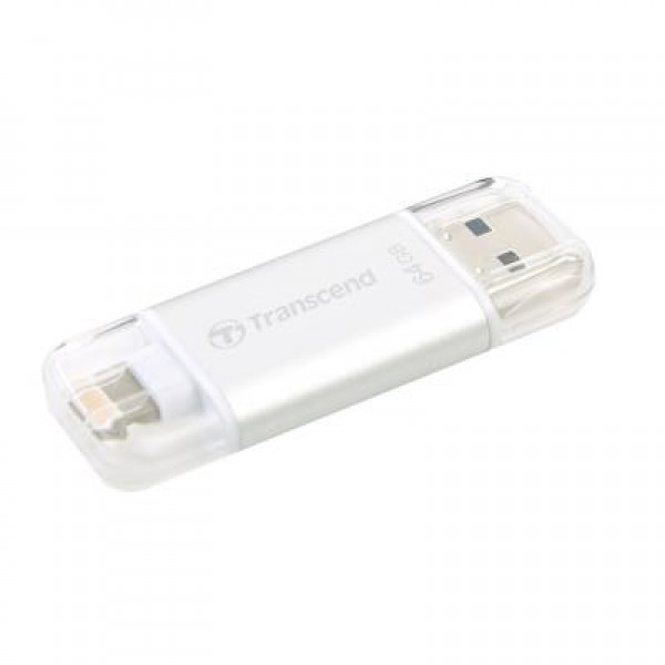 Флешка Transcend 64GB JetDrive Go 300 Silver USB 3.1 (TS64GJDG300S)