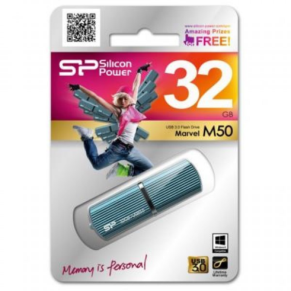 Флешка Silicon Power 32GB MARVEL M50 USB 3.0 (SP032GBUF3M50V1B)