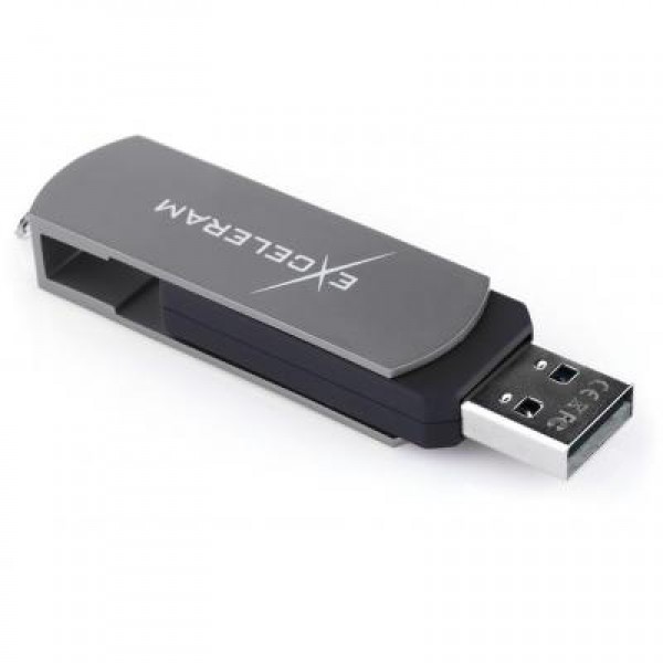 Флешка eXceleram 16GB P2 Series Gray/Black USB 2.0 (EXP2U2GB16)