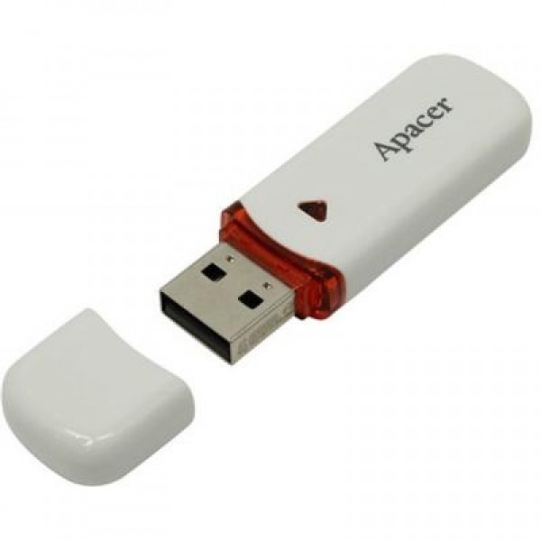 Флешка Apacer 64GB AH333 white USB 2.0 (AP64GAH333W-1)