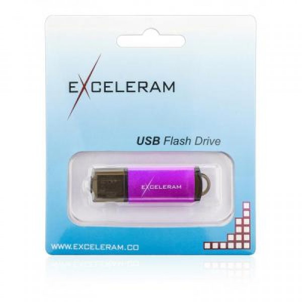 Флешка eXceleram 64GB A3 Series Purple USB 2.0 (EXA3U2PU64)