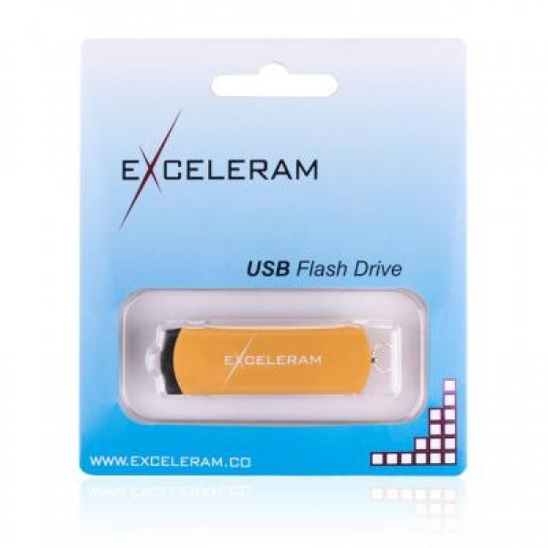 Флешка eXceleram 16GB P2 Series Gold/Black USB 2.0 (EXP2U2GOB16)