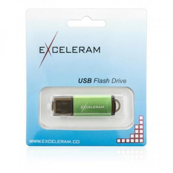 Флешка eXceleram 64GB A3 Series Green USB 3.1 Gen 1 (EXA3U3GR64)