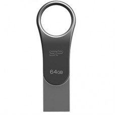 Флешка Silicon Power 64GB Mobile C80 Silver USB 3.0 (SP064GBUC3C80V1S)