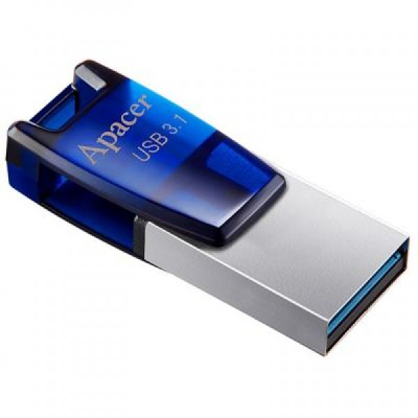Флешка Apacer 32GB AH179 Blue USB 3.1 OTG (AP32GAH179U-1)
