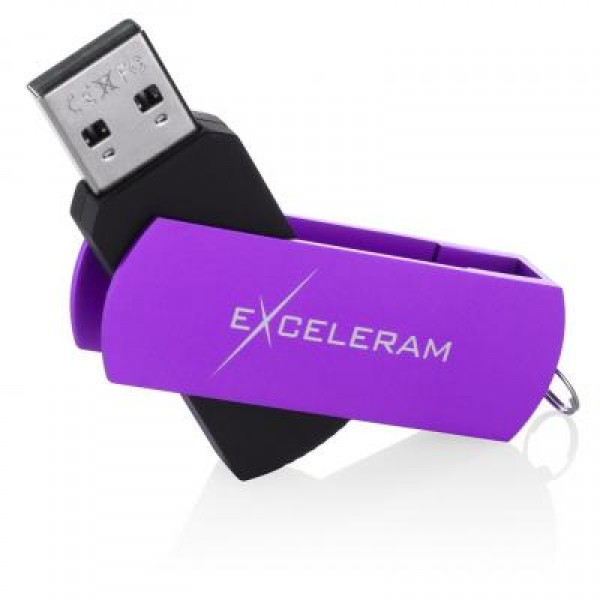 Флешка eXceleram 8GB P2 Series Grape/Black USB 2.0 (EXP2U2GPB08)