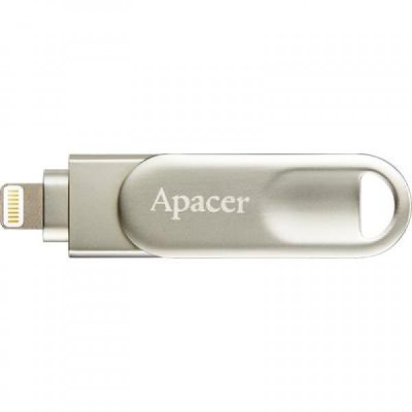 Флешка Apacer 32GB AH790 Silver USB 3.1/Lightning (AP32GAH790S-1)
