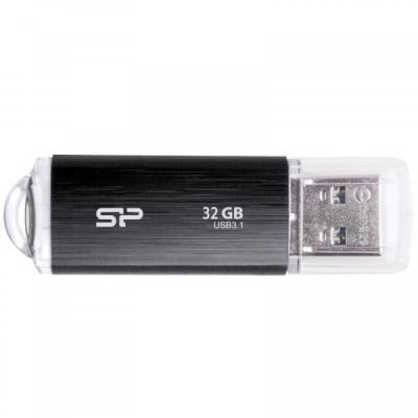 Флешка Silicon Power 32GB Blaze B02 Black USB 3.0 (SP032GBUF3B02V1K)