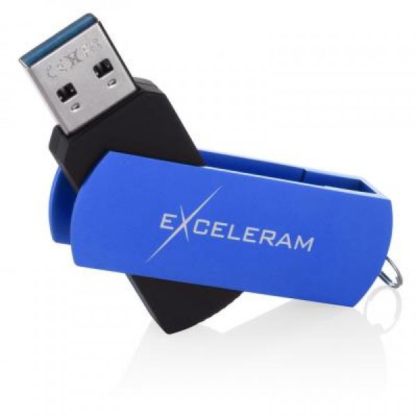 Флешка eXceleram 64GB P2 Series Blue/Black USB 3.1 Gen 1 (EXP2U3BLB64)