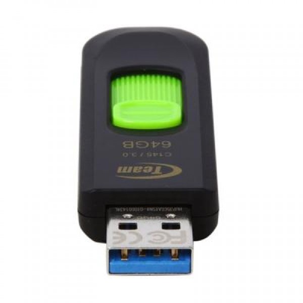 Флешка Team 64GB C145 Green USB 3.0 (TC145364GG01)