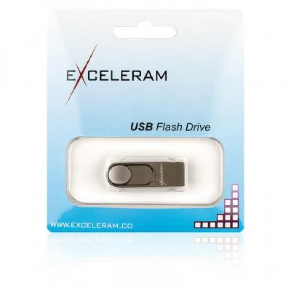 Флешка eXceleram 64GB U5 Series Dark USB 2.0 (EXP2U2U5D64)