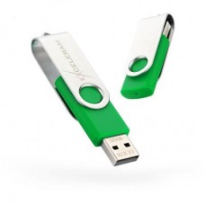 Флешка eXceleram 16GB P1 Series Silver/Green USB 2.0 (EXP1U2SIGR16)