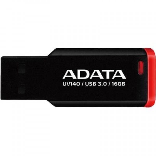 Флешка A-DATA 16GB UV140 Black+Red USB 3.0 (AUV140-16G-RKD)