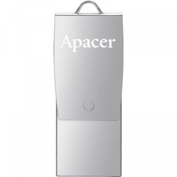 Флешка Apacer 16GB AH730 Silver USB 2.0 OTG (AP16GAH730S-1)