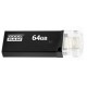 Флешка GOODRAM 64GB OTN3 Twin USB 3.0 microUSB (OTN3-0640K0R11)