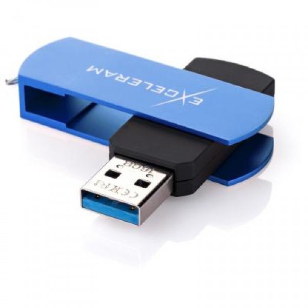 Флешка eXceleram 32GB P2 Series Blue/Black USB 3.1 Gen 1 (EXP2U3BLB32)