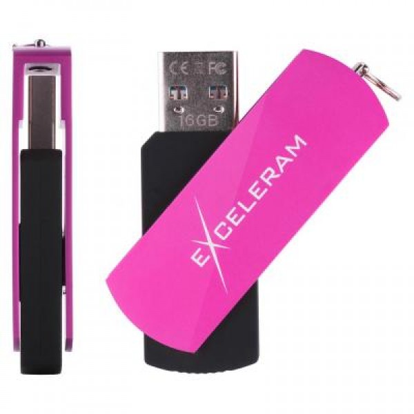 Флешка eXceleram 32GB P2 Series Purple/Black USB 3.1 Gen 1 (EXP2U3PUB32)