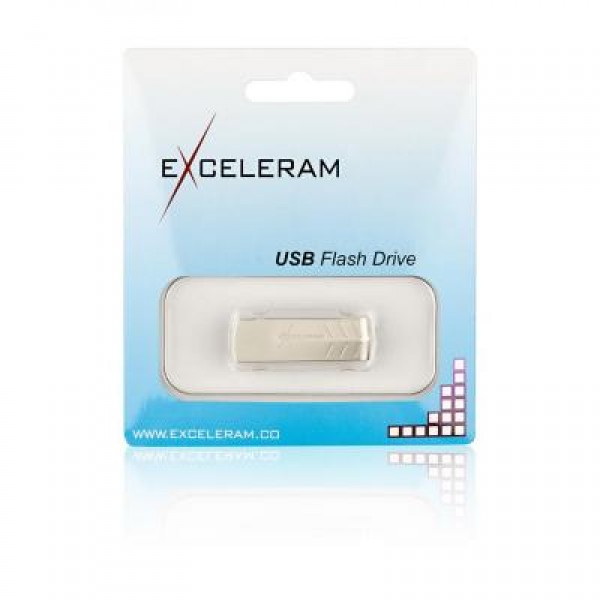 Флешка eXceleram 64GB U4 Series Silver USB 3.1 Gen 1 (EXP2U3U4S64)