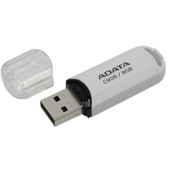 Флешка A-DATA 8GB C906 White USB 2.0 (AC906-8G-RWH)