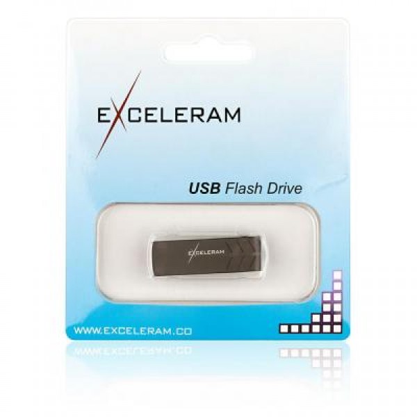 Флешка eXceleram 16GB U4 Series Dark USB 2.0 (EXP2U2U4D16)