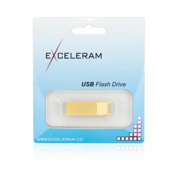 Флешка eXceleram 16GB U2 Series Gold USB 3.1 Gen 1 (EXP2U3U2G16)