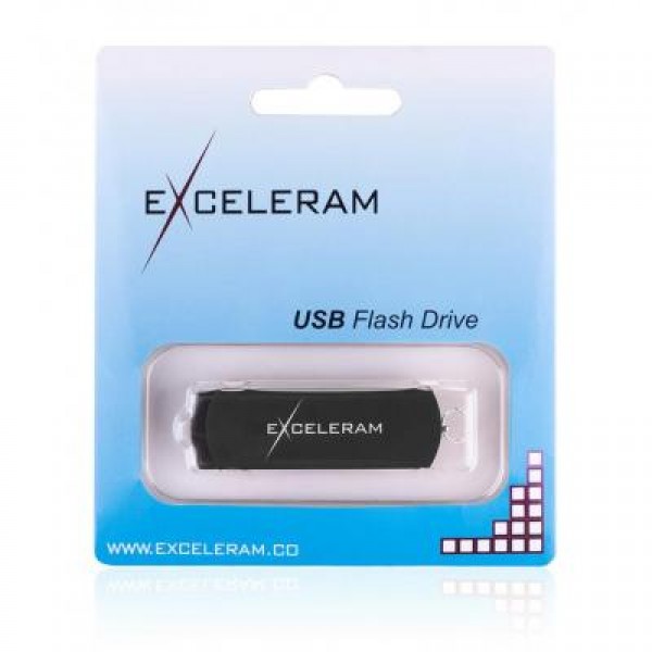 Флешка eXceleram 32GB P2 Series Black/Black USB 2.0 (EXP2U2BB32)