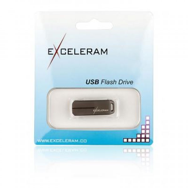 Флешка eXceleram 64GB U3 Series Dark USB 2.0 (EXP2U2U3D64)