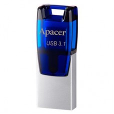 Флешка Apacer 64GB AH179 Blue USB 3.1 OTG (AP64GAH179U-1)