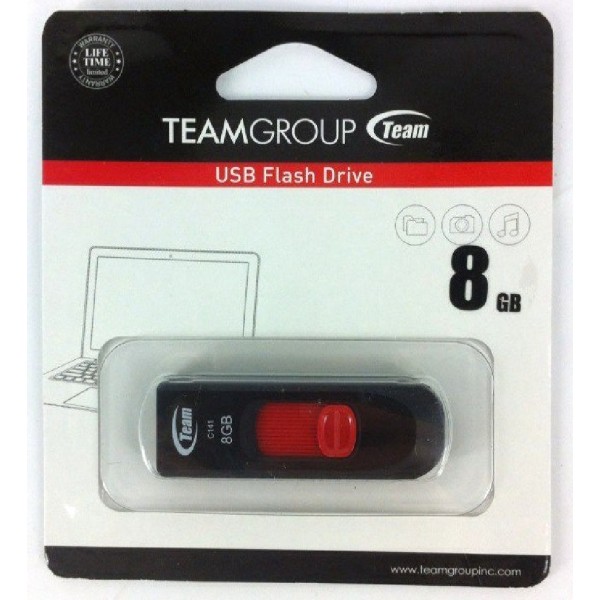 Флешка TEAM 8 GB C141 Red TC1418GR01