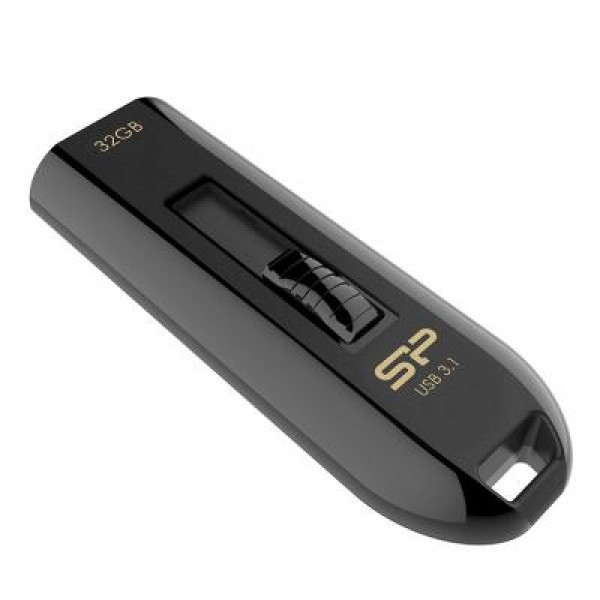 Флешка Silicon Power 32GB Blaze B21 Black USB 3.0 (SP032GBUF3B21V1K)