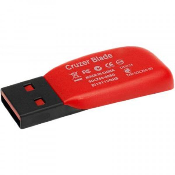 Флешка SANDISK 128GB Cruzer Blade USB 2.0 (SDCZ50-128G-B35)