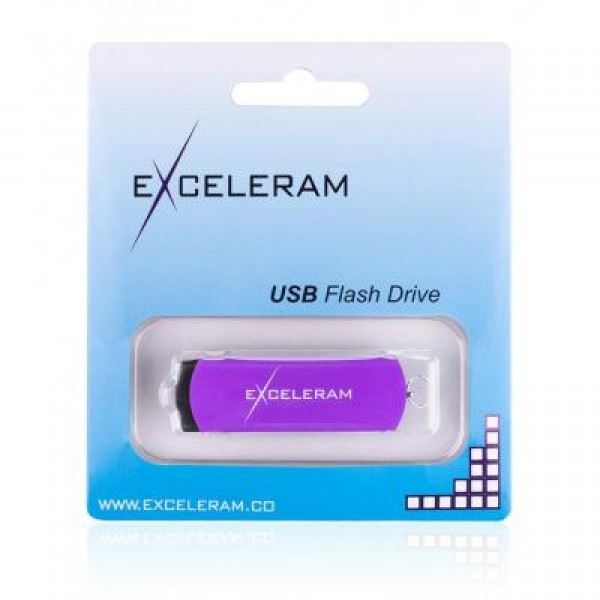 Флешка eXceleram 64GB P2 Series Grape/Black USB 2.0 (EXP2U2GPB64)