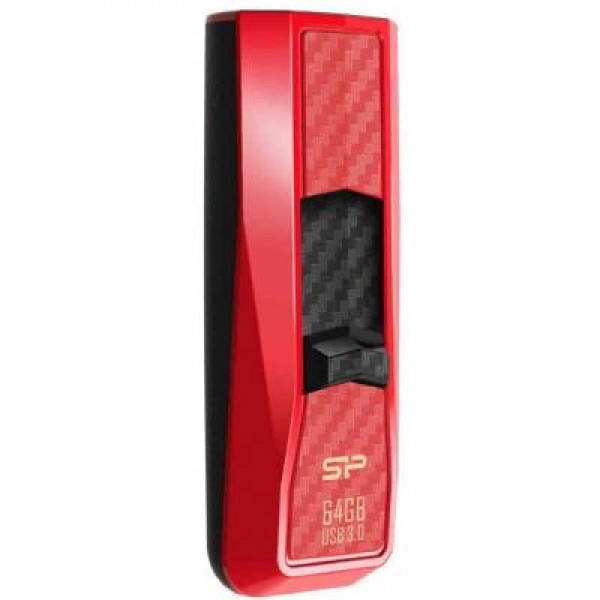 Флешка Silicon Power 64Gb Blaze B50 Red USB 3.0 (SP064GBUF3B50V1R)