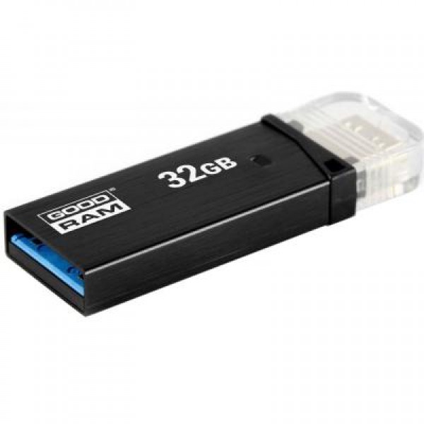 Флешка GOODRAM 32GB OTN3 (Twin) Black OTG USB 3.0 (OTN3-0320K0R11)