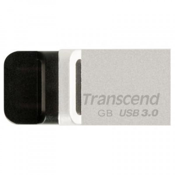 Флешка Transcend 64GB JetFlash OTG 880 Metal Silver USB 3.0 (TS64GJF880S)