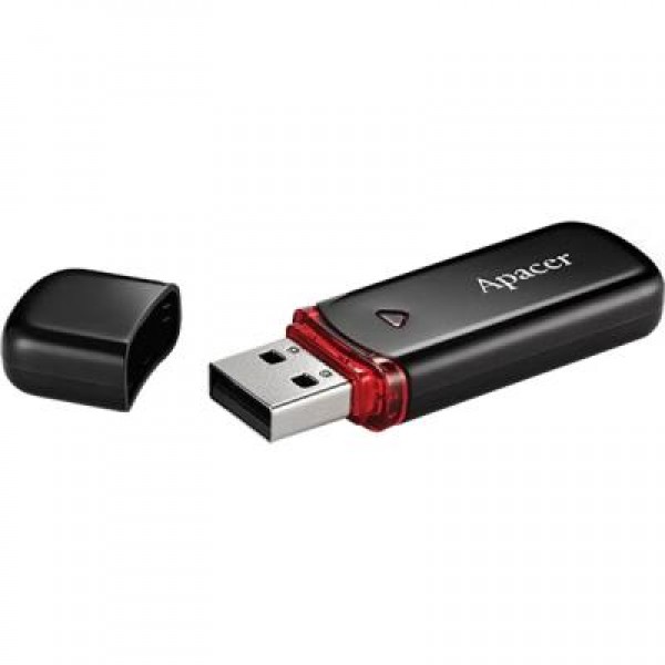Флешка Apacer 32GB AH333 black USB 2.0 (AP32GAH333B-1)