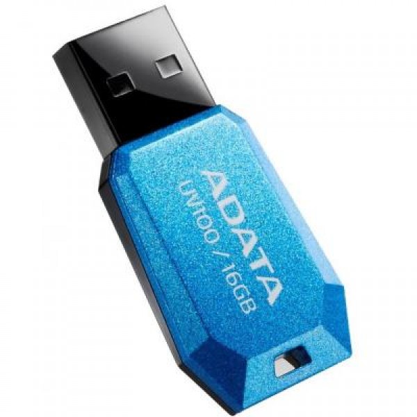 Флешка A-DATA 16Gb UV100 Blue USB 2.0 (AUV100-16G-RBL)