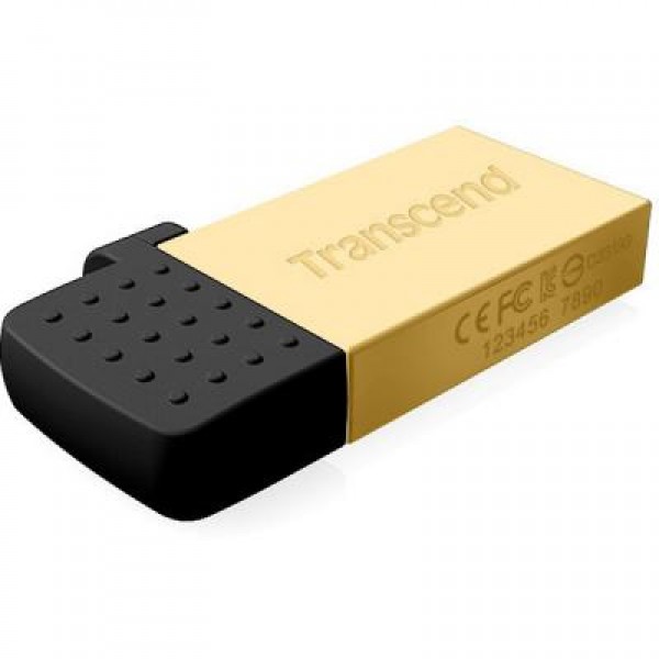 Флешка Transcend 8GB On-The-Go Gold USB 2.0 (TS8GJF380G)