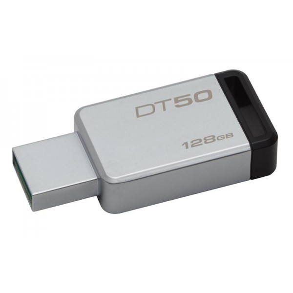 Флешка USB3.0 128GB Kingston DataTraveler 50 Metal/Black (DT50/128GB)