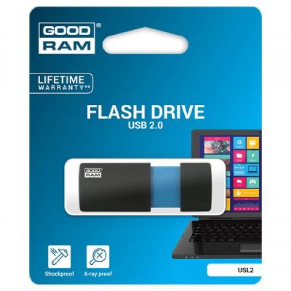 Флешка Goodram 64GB USL2 Black USB 2.0 (USL2-0640K0R11)