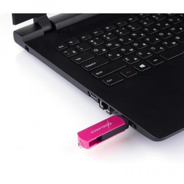 Флешка eXceleram 8GB P2 Series Rose/Black USB 2.0 (EXP2U2ROB08)