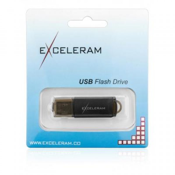 Флешка eXceleram 64GB A3 Series Black USB 2.0 (EXA3U2B64)