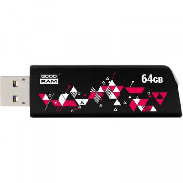 Флешка GOODRAM 64GB UCL3 Click Black USB 3.0 (UCL3-0640K0R11)