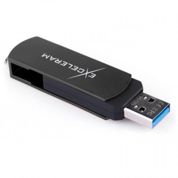 Флешка eXceleram 16GB P2 Series Black/Black USB 3.1 Gen 1 (EXP2U3BB16)