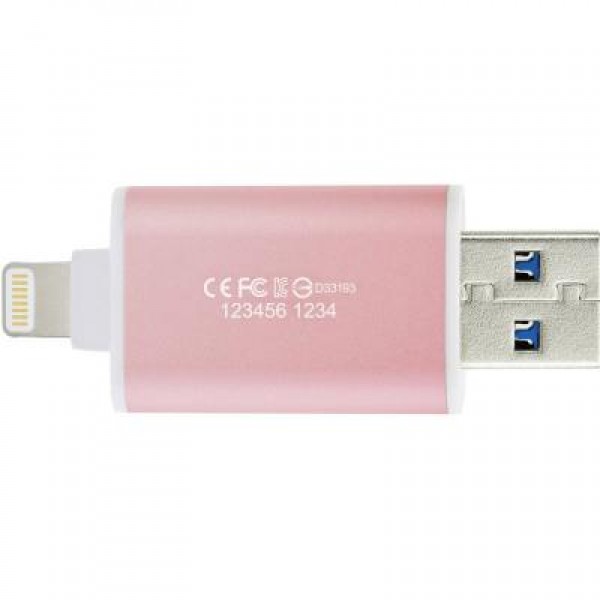 Флешка Transcend 128GB JetDrive Go 300 Rose Gold USB 3.1/Lightning (TS128GJDG300R)