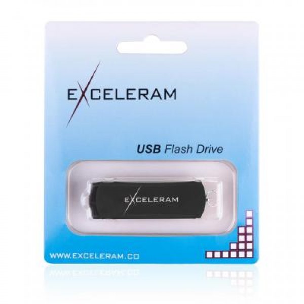 Флешка eXceleram 16GB P2 Series Black/Black USB 3.1 Gen 1 (EXP2U3BB16)