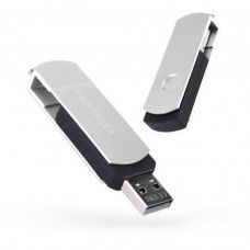 Флешка eXceleram 64GB P2 Series Silver/Black USB 2.0 (EXP2U2SIB64)